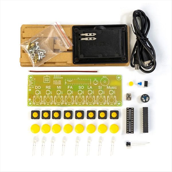 Musical Note Circuit Board Soldering Practice Diy Electronic Kit