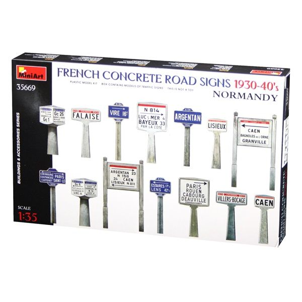 MiniArt 35669 1/35 French Concrete Road Sign