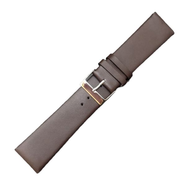 Genuine Leather Watch Strap Unstitched Smooth Finish 16mm