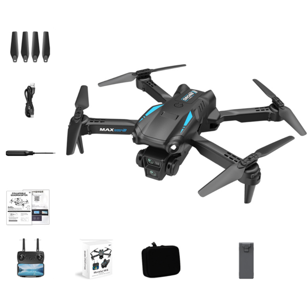 Foldable Drone with HD Dual Cameras - Smart Hover, Gesture Control