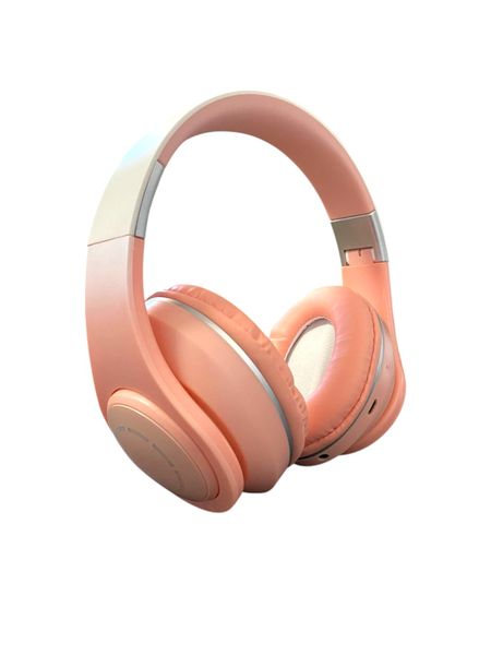 LED-3 Gradient Art Headset 186354-Peach/Pink &amp; Grey
