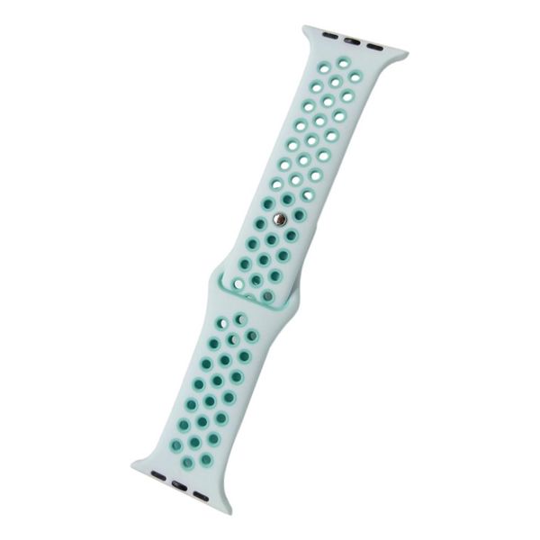 Silicone Sport Band compatible with Apple Watch 38mm/40mm/41mm - Mint/Teal