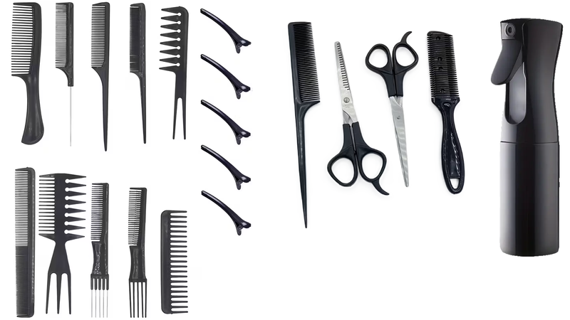 20-piece Hair Cutting and Styling Set