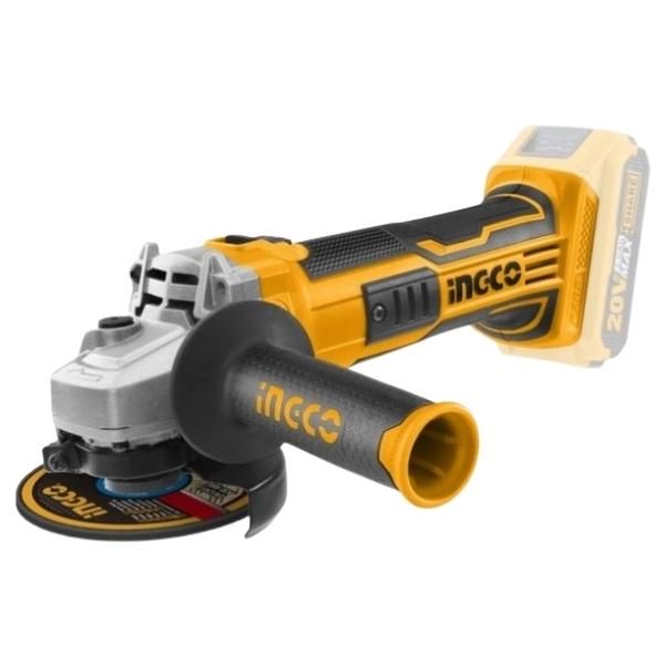 Ingco - Lithium-Ion Angle Grinder - (Cordless)-20V Brushless Motor - Solo