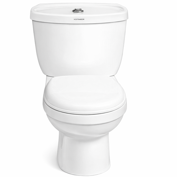 Nostra Casa ACQUA P-Trap White Ceramic 2 Piece Toilet Set