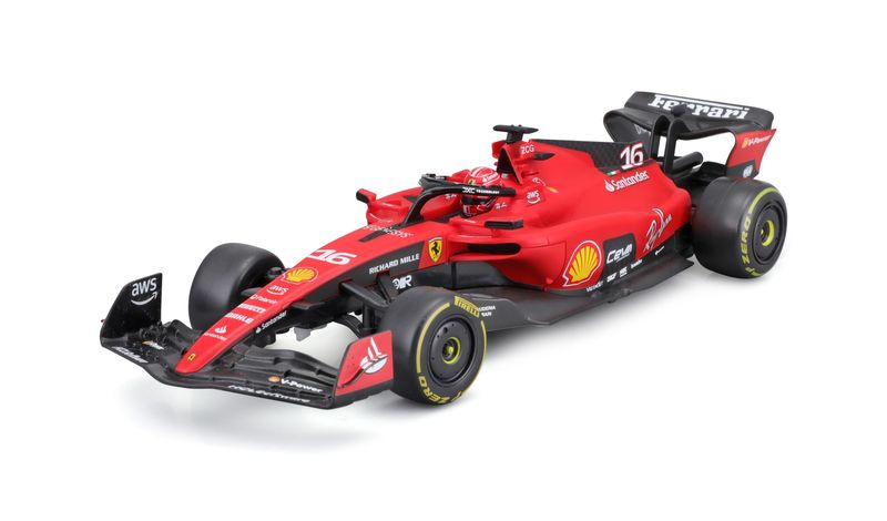 Maisto 1/24 R/C Ferrari F1 SF-23 2023 #16 C.Leclerc (23cm) with USB Charger