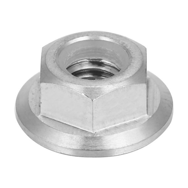 1pc Titanium Flange Lock Nut (M8×1.25) for Bike/Motorcycle