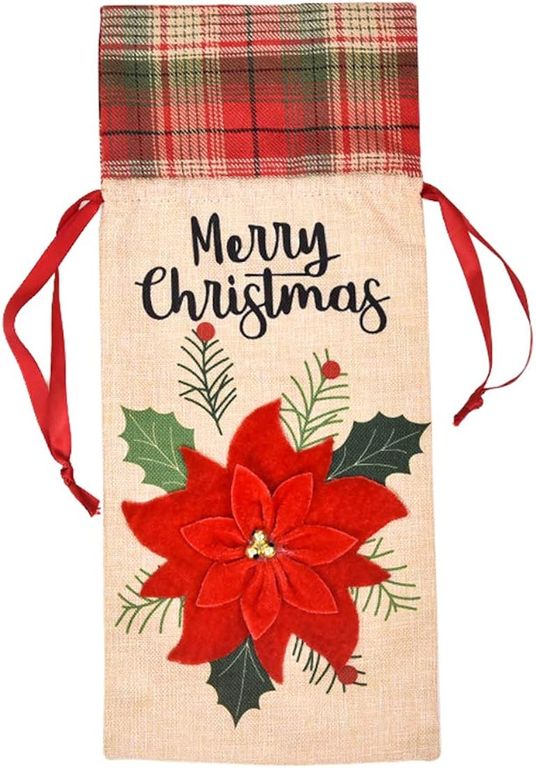 RODS - Christmas Wine Cover Bags