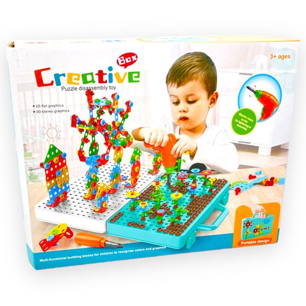 275 Piece Creative Puzzle - DIY Construction STEM Toy