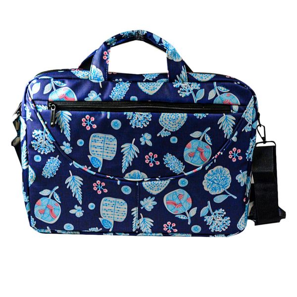 Large Capacity Stylish Flower Design Protective Laptop Travel/Work Bag