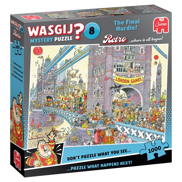 Jumbo Wasgij Retro Mystery 8 - The Final Hurdle! Puzzle - 1000 Pieces