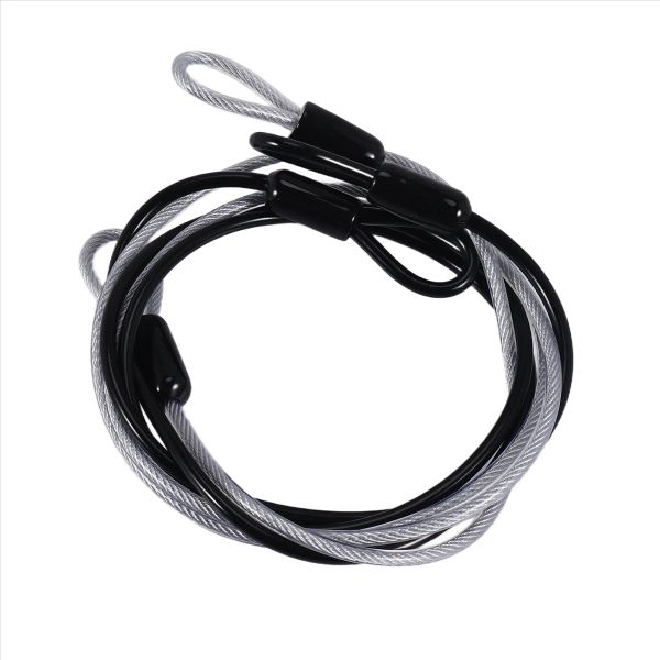 Travel Security Cable Lock Braided Steel Coated Safety Cable