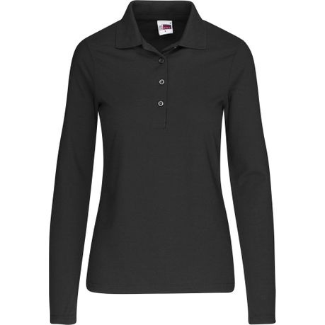 ladies long sleeve polo shirt