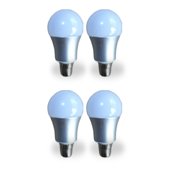 B22 LED Energy Saving Bayonet Light Bulbs - Warm White - 4 Pack