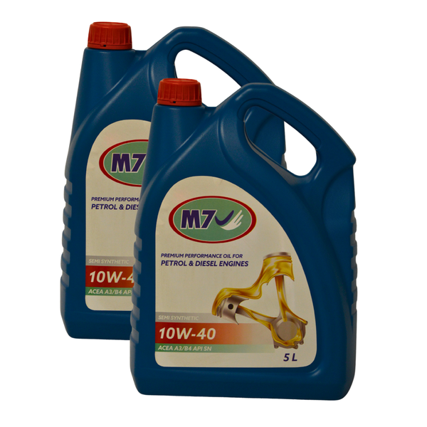 M7 Engine Oil 10W-40 ACEA A3/B4 API SN 5L 2 Pack