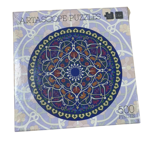 Magical Floral 500 Piece Circular Puzzle