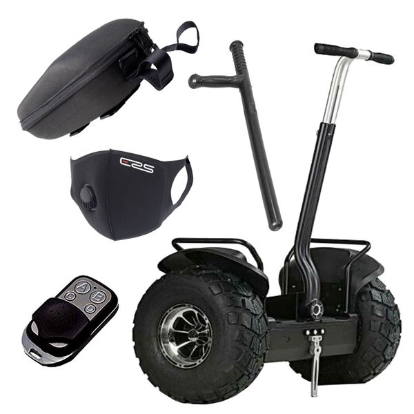 Self Balance Wheel Off-Road All Terrain Scooter-Lights-Remote-Bag &amp; Baton
