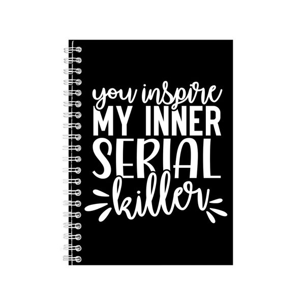 You Inspire A5 Notebook Spiral Lined Notepad Sarcastic Idea 385
