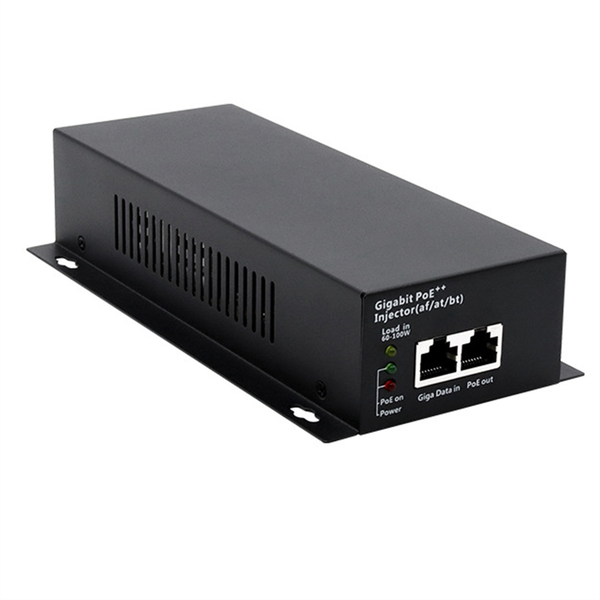 90W Hi-Power Gigabit Poe++ Injector(Af/At/Bt) Power Supply Us Plug