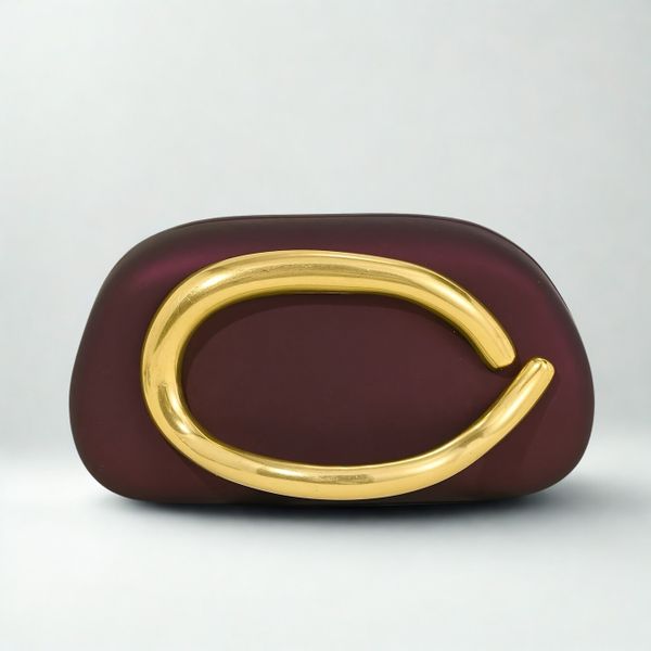 Oval Luxury-Style Clutch