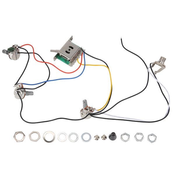 Pots For Guitar PreWired 1 Volume 2 Tone Control 5 Way Switch