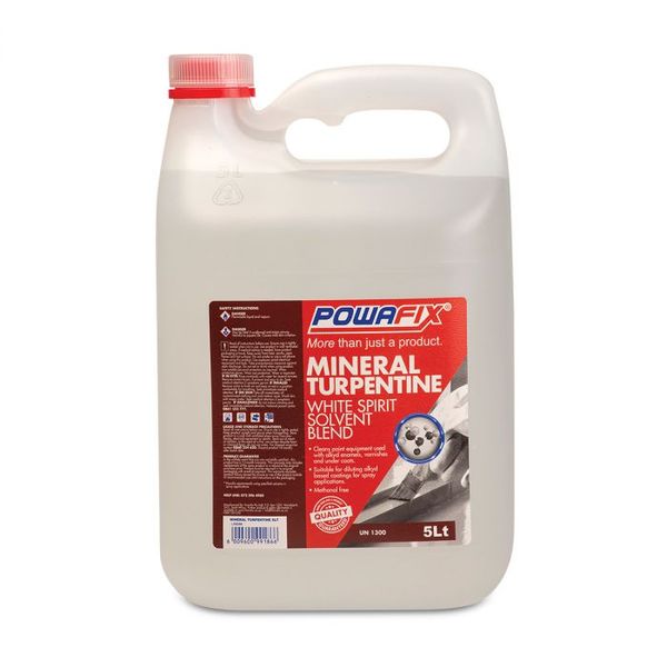 Powafix - Mineral Terpentine 5L - 2 Pack