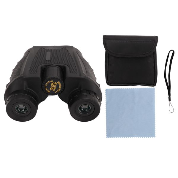 12x25 Compact Binoculars Wide Angle for Kids &amp; Adults