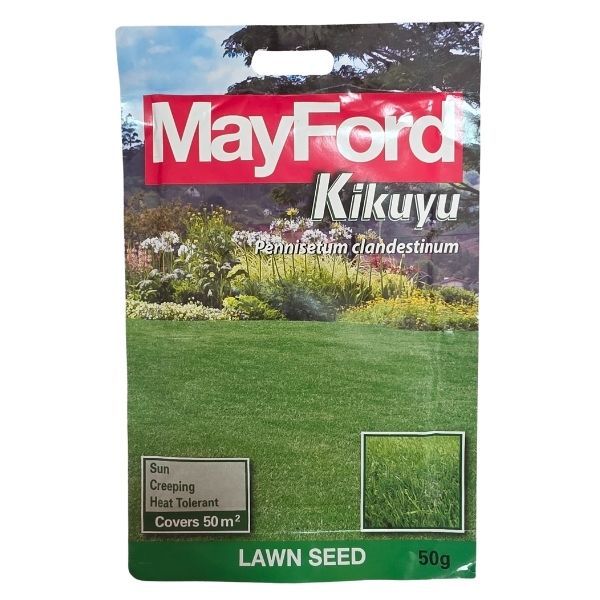 MayFord Kikuyu Lawn Seed 50g