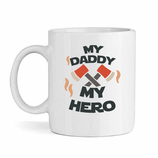 My Daddy My Hero - Father's day-Valentines-Birthday-Christmas Pack Mug