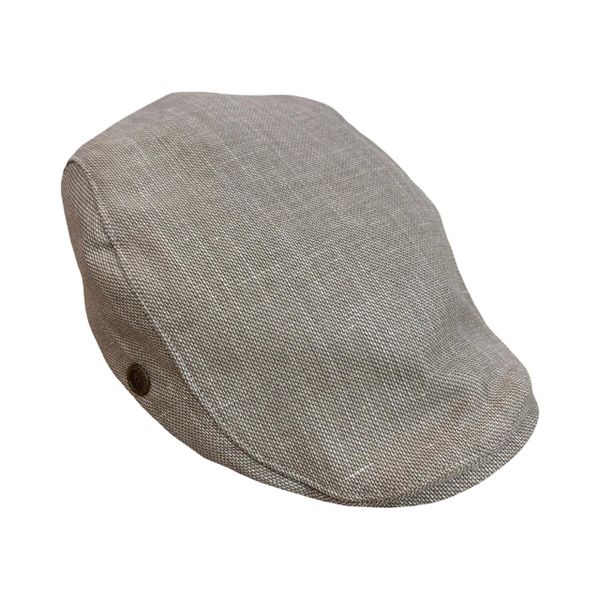 Men's 100% Cotton Flat Cap - Lightweight Breathable Ivy Cap