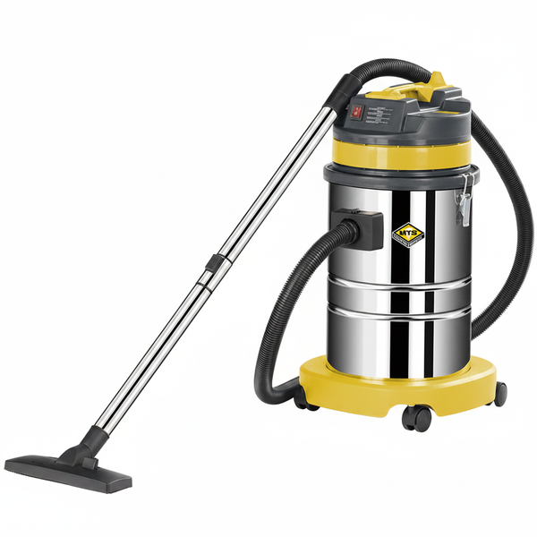 MTS 30L Wet &amp; Dry Vacuum Cleaner - 1200W Stainless Steel Drum
