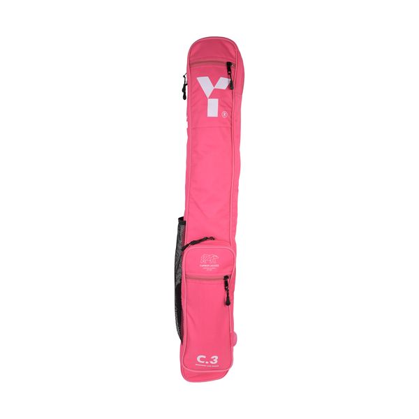 Y1 JJ28 C.3 Cordura Hockey Stick Bag Pink - White