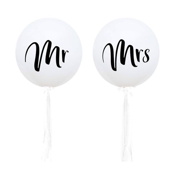 Happy Ever After Wedding Decor - Mr. and Mrs. Balloons