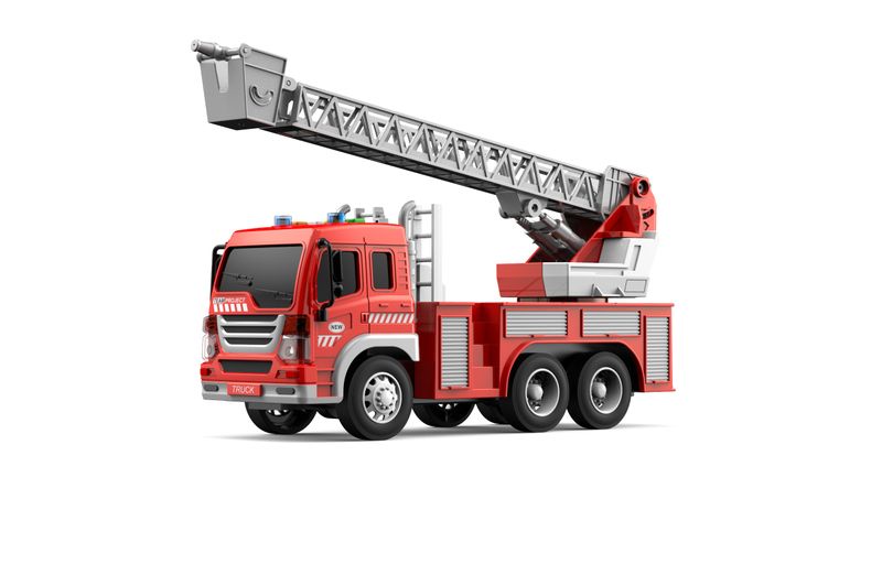 Toys of BOLDCUBE - 1:16 Friction-Powered Fire Truck