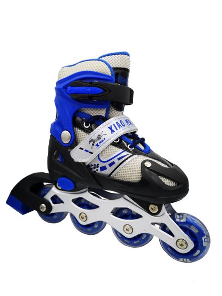 Roller Blades &amp; Knee, Elbow, Hand &amp; Head Guard Training Gear - Pink- Size S