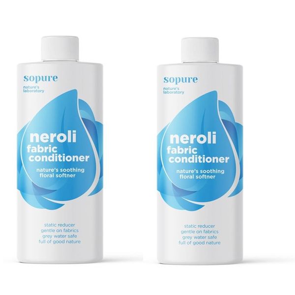 SoPure Natural Eco-Friendly Neroli Fabric Conditioner 1 Litre (2 Pack)