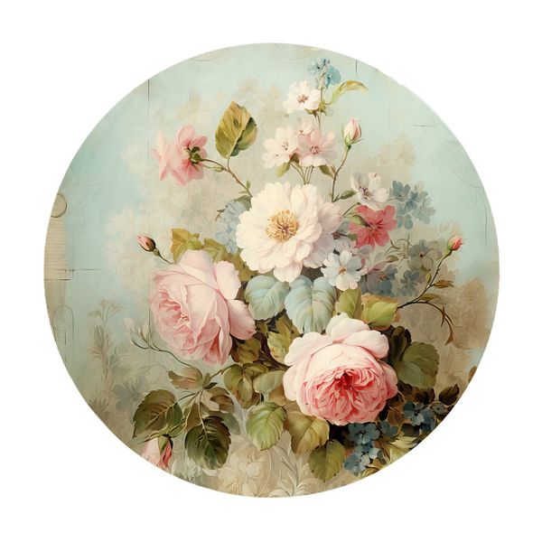 Rose-Memories-Round-Tablecloth