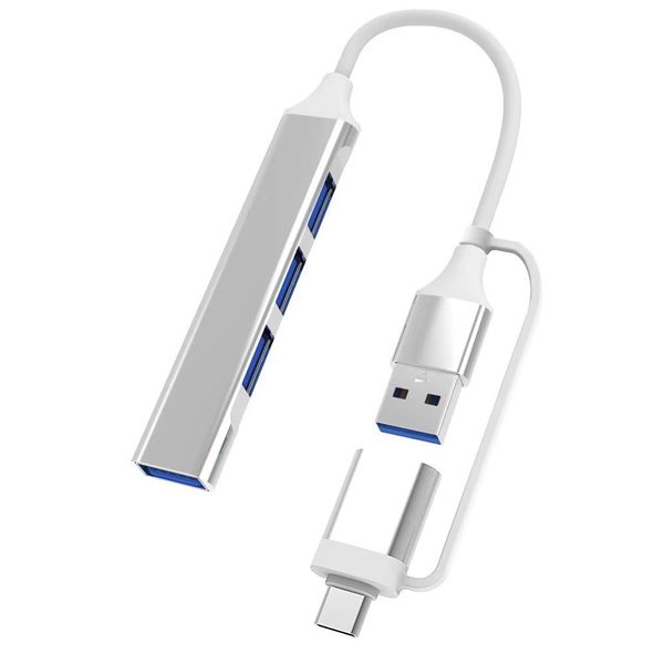 Docking 5Gbps High Speed Adapter Type C to USB 3.0 Hub For Laptop - 4-in-2