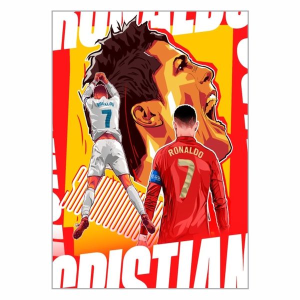 Ronaldo Cartoon Poster - A1