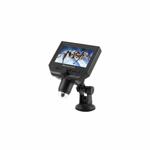 1-600X Magnification Portable 4.3 Inch LCD Digital Microscope