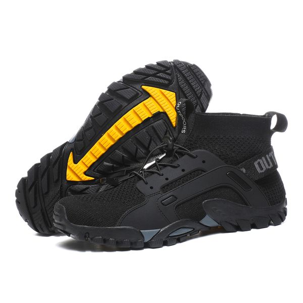 Breathable Knit Hiking Shoes - Lightweight Non-Slip Trekking Sneakers