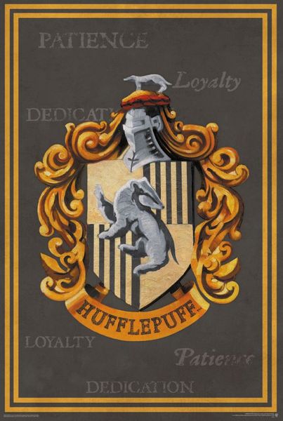 Harry Potter - Hufflepuff Crest Poster