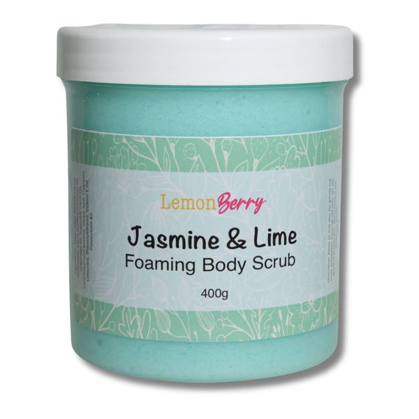 Jasmine &amp; Lime Foaming Body Scrub 400g