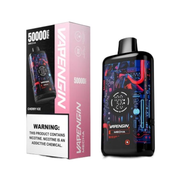 Vapengin Mecha 50000 Puffs Disposable Vape - Cherry Ice (Pack of 5)