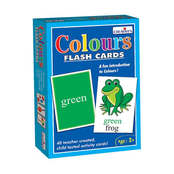 Large Flash Cards "Colours" - Educational Learning for Kids