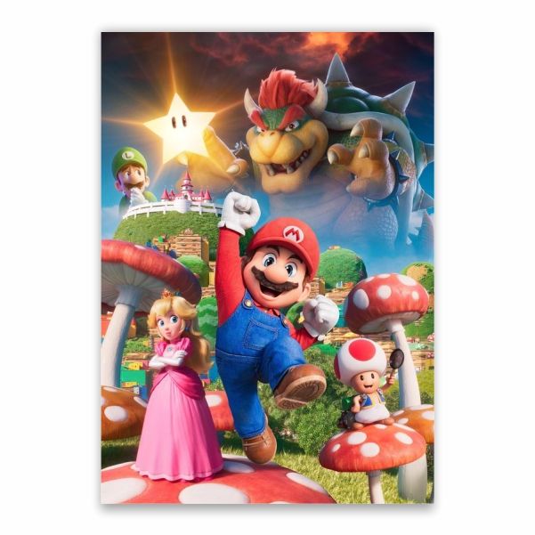 Super Mario Movie Poster A1 Shop Today. Get it Tomorrow!