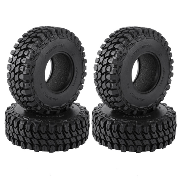 4Pcs 110Mm 1 9 Rubber Tire Wheel Tyres For 1/10 Rc Crawler Car