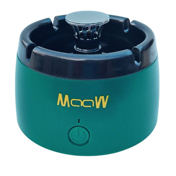 MAAW Anion Smokeless Ashtray, Rechargeable Indoor Air Purifier Forest Green