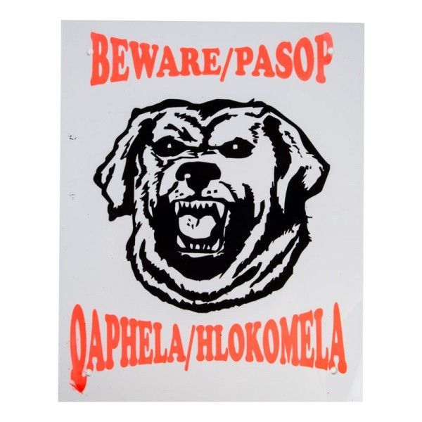 Bulk Pack 2 x Complete Beware Rottweiler Warning Sign