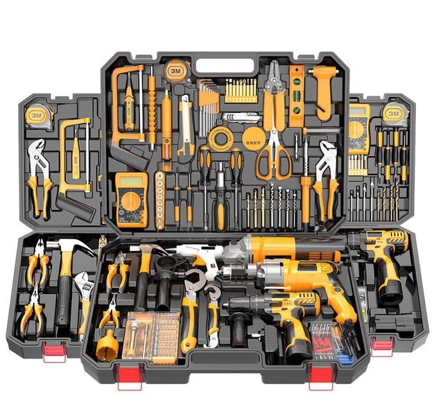 46 in 1 Professional angle grinder, soldering iron,multimeter Tool kit set